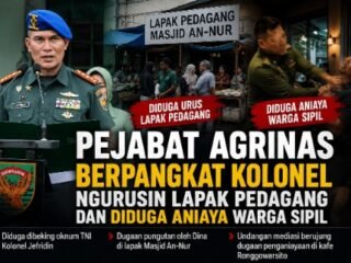 Pejabat Agrinas Berpangkat Kolonel Ngurusin Lapak Pedagang dan Diduga Aniaya Warga Sipil