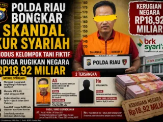 Polda Riau Bongkar Skandal KUR BRK Syariah Siak, Modus Kelompok Tani Fiktif Diduga Rugikan Negara Rp18,92 Miliar