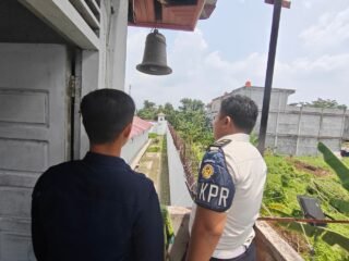 Deteksi Dini Gangguan Keamanan, Ka. KPR Rutan Siak Cek Area Branggang dan Dinding Luar