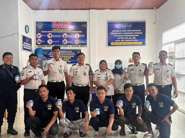 Rutan Siak Gelar Tes Urine Warga Binaan dan Pegawai, Perkuat Deteksi Dini Narkoba