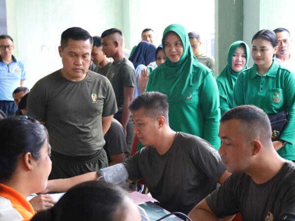 Kodam XIX/TT Gelar Donor Darah dan Pengobatan Gratis