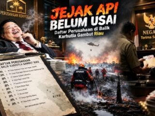 Jejak Api Belum Usai, Daftar Perusahaan di Balik Karhutla Gambut Riau
