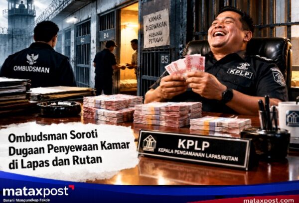 Ombudsman RI Soroti Dugaan Penyewaan Kamar di Lapas dan Rutan