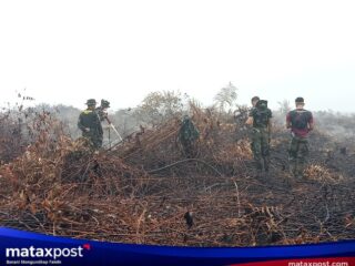 Kodam XIX/Tuanku Tambusai Intensifkan Pendinginan Karhutla 75 Hektare di Inhu