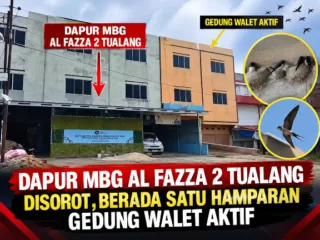 Dapur MBG Al Fazza 2 Tualang Disorot, Berada Satu Hamparan Gedung Walet Aktif