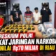 Bareskrim Polri Sikat Jaringan Narkoba Senilai Rp70 Miliar di Riau