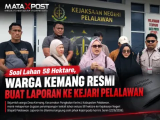 Soal Lahan 58 Hektare, Warga Kemang Resmi Buat Laporan ke Kejari Pelalawan