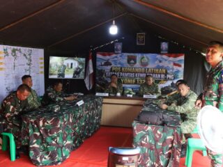 Kasdam XIX/Tuanku Tambusai Tinjau Kesiapan Latihan Pratugas Yonif 132/BS di Kampar