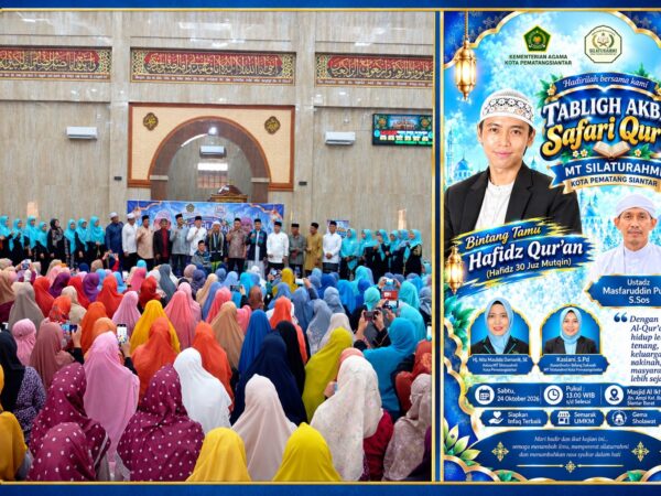 Ribuan Jemaah Sambut Hafiz 30 Juz Muhammad Naja Hudia Afifurohman Agusfian di Pematangsiantar, Infak Terkumpul Rp10,6 Juta