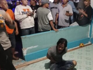 Warga Rumbai Timur Amankan Terduga Pencuri Kabel Listrik