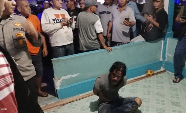 Warga Rumbai Timur Amankan Terduga Pencuri Kabel Listrik