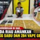 Penggerebekan di Sail, Polda Riau Amankan 2,1 Kg Sabu dan 284 Vape Getar