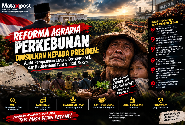 Reforma Agraria Perkebunan Riau Diusulkan kepada Presiden: Audit Penguasaan Lahan, Kompensasi, dan Redistribusi Tanah untuk Rakyat